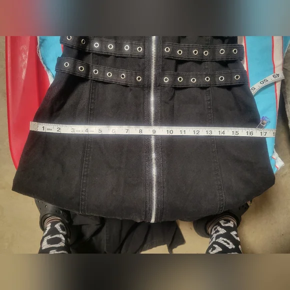 Authentic y2k vintage Tripp hot topic long coat lace up corset - Picture 12 of 14